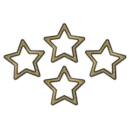 Dekor - Glittrande guldstjärnor 36 st 7763-887-2