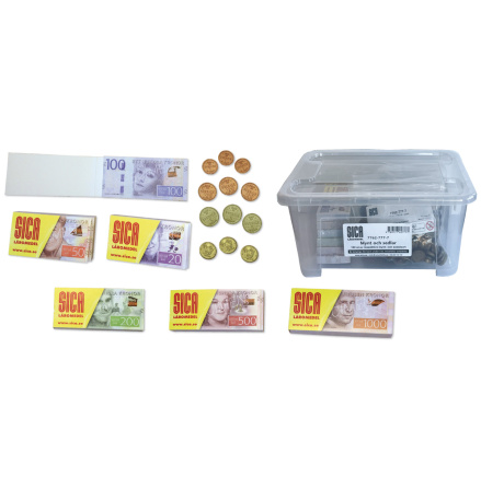 Pengar - Paket med alla mynt och sedlar - 7762-777-7