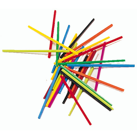 Counting sticks - 1000 st 10 färger - 7763-DIV 30 Visningex